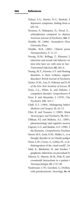 Descriptive Psychopathology: The Signs and Symptoms of ...