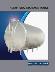 MC-293 Mueller DSH Silo Storage Tanks - Paul Mueller Company