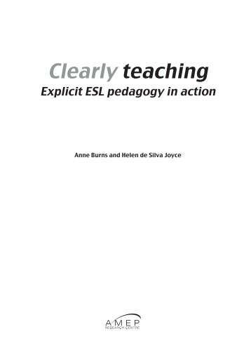 Clearly teaching - AMEP Research Centre - Macquarie University