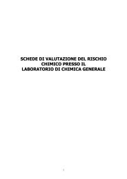 Laboratorio chimica generale - Forli