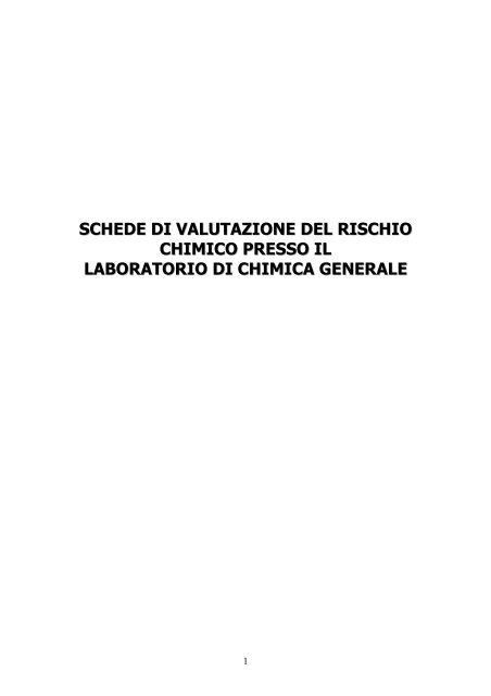 Laboratorio chimica generale - Forli