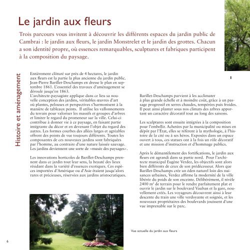 le jardin public - Ville de Cambrai.com