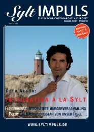 syltimpuls 3/2011 - SYLTIMPULS | Das Nachrichtenmagazin für Sylt