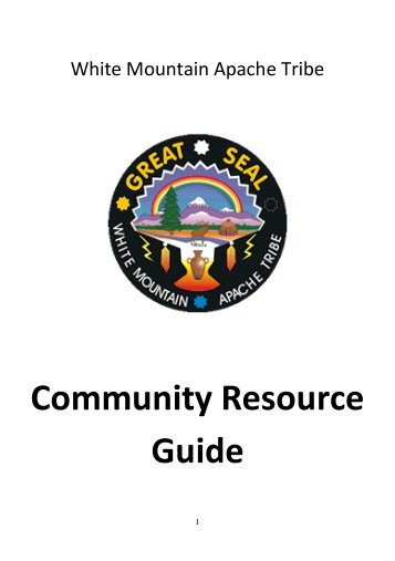 Community Resource Guide - White Mountain Apache Housing ...