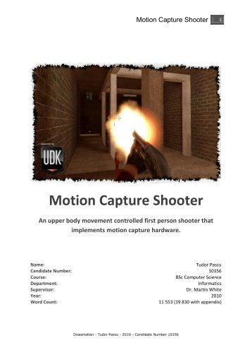 Motion capture shooter - Tudor Pascu - University of Sussex