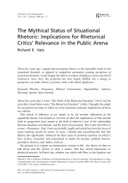 The Mythical Status of Situational Rhetoric: Implications - CompHacker