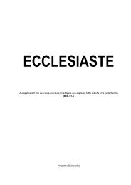 Ecclesiaste - Messiev.altervista.org