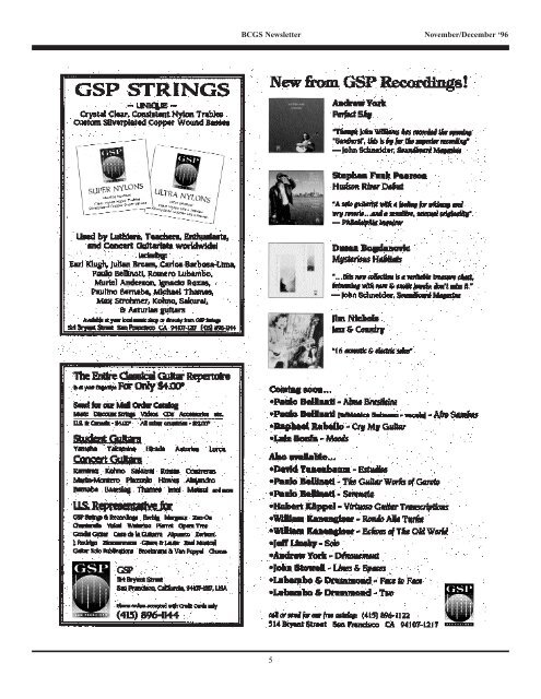 1996 Nov-Dec - Boston Classical Guitar Society