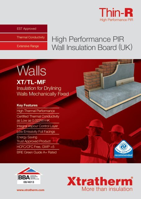 Thin-R XT/TL-MF Brochure Download PDF - Xtratherm