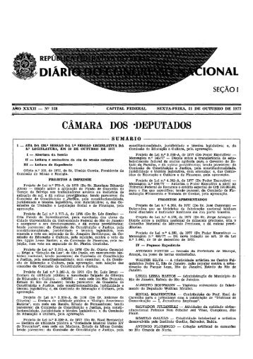 seÃ§Ã£o i - CÃ¢mara dos Deputados