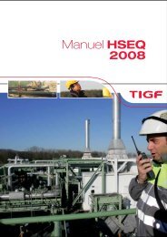 Le manuel HSEQ 2008 - Tigf