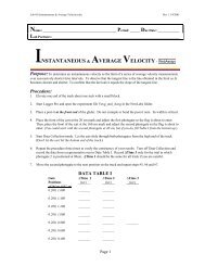 Lab-05-(Instantaneous & Average Velocity)