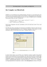 Der Compiler von MikroForth - G. HeinrichsÂ´ Homepage