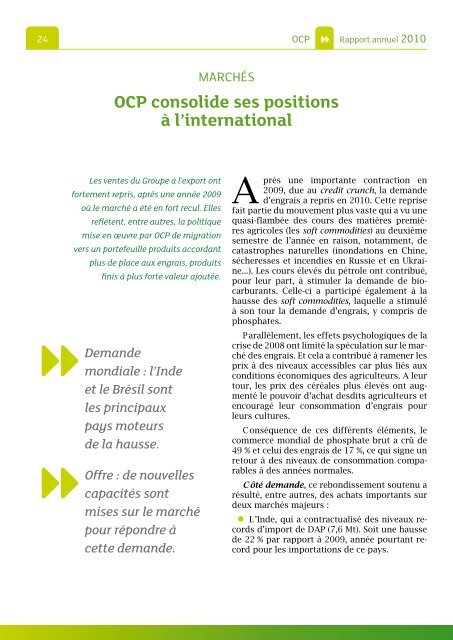 Rapport annuel 2010.pdf - ocp