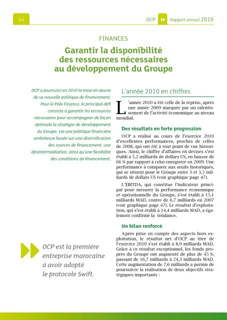 Rapport annuel 2010.pdf - ocp