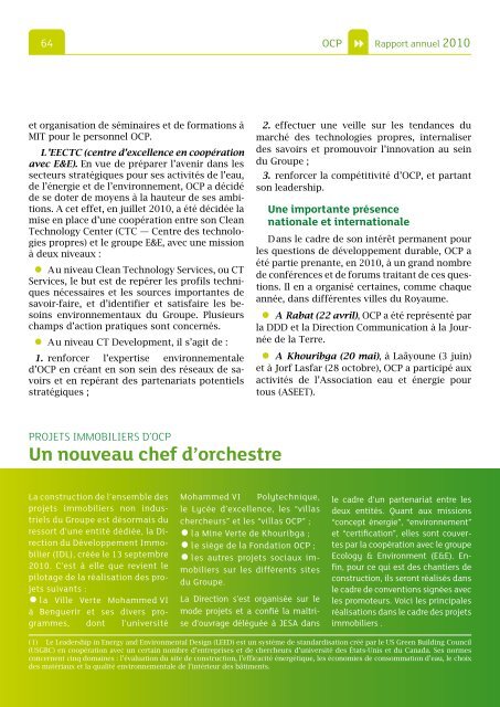 Rapport annuel 2010.pdf - ocp