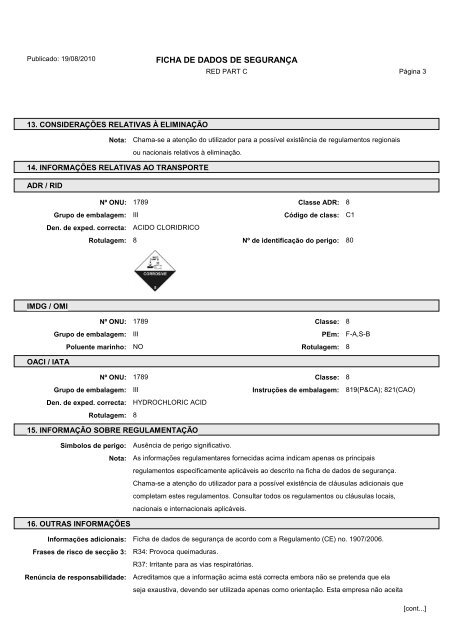 Material Safety Data Sheets Bond™ Polymer Refine Red Detection