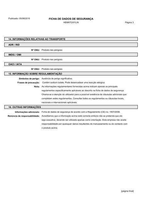 Material Safety Data Sheets Bond™ Polymer Refine Red Detection