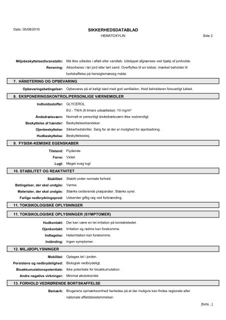 Material Safety Data Sheets Bond™ Polymer Refine Red Detection