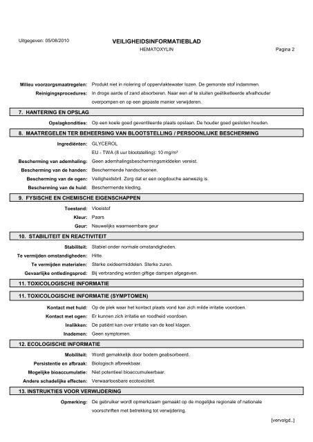 Material Safety Data Sheets Bond™ Polymer Refine Red Detection