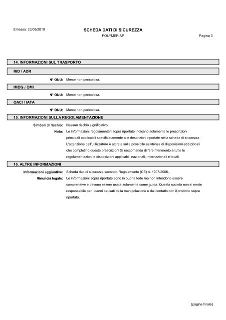 Material Safety Data Sheets Bond™ Polymer Refine Red Detection