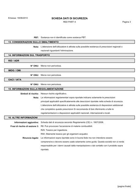 Material Safety Data Sheets Bond™ Polymer Refine Red Detection