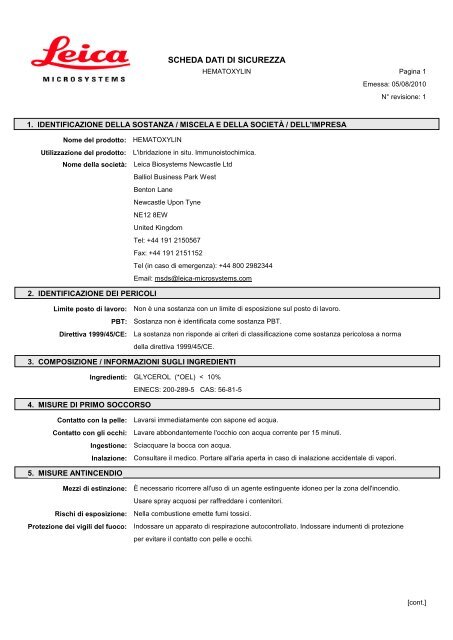 Material Safety Data Sheets Bond™ Polymer Refine Red Detection