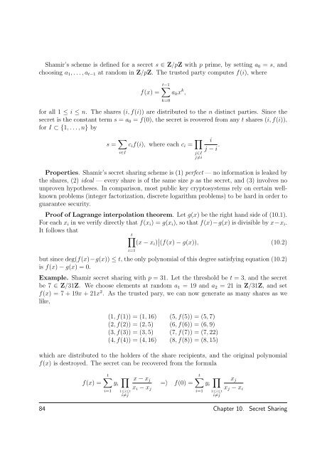 Cryptography - Sage