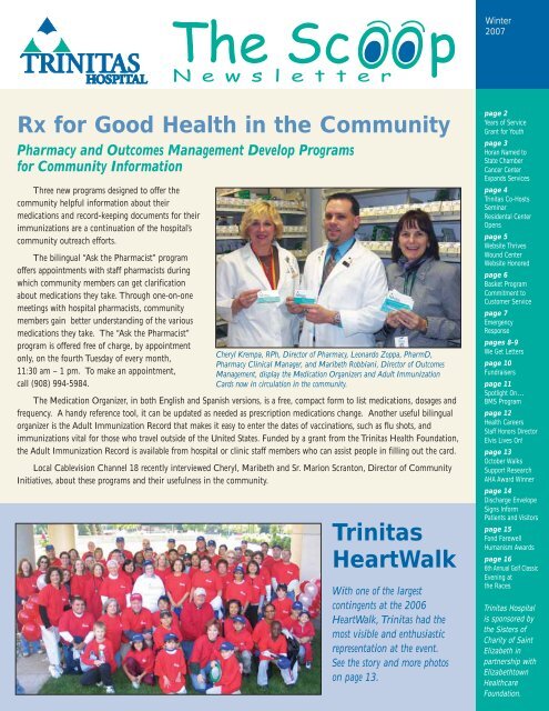 Rx For Good Health In The Community - Trinitas Hospital