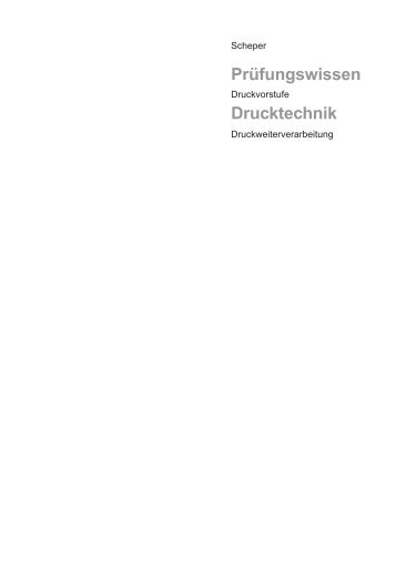 Prüfungswissen Drucktechnik - PDF-Site