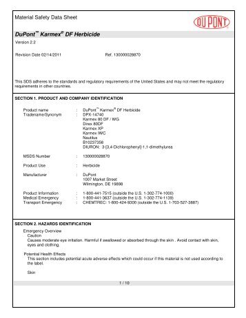 DuPont Karmex DF Herbicide