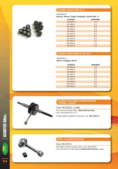 CATALOGO GENERALE 2008 MOTORPARTS - motorich