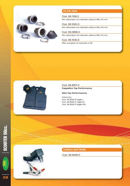 CATALOGO GENERALE 2008 MOTORPARTS - motorich