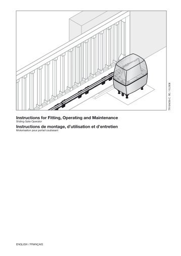 Motorisation pour portail coulissant LineaMatic - Hormann.fr