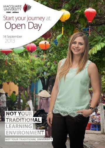 Download the Open Day Guide - Macquarie University