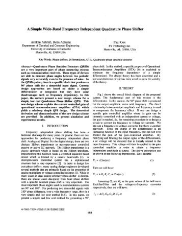 A simple wide-band frequency independent quadrature phase shifter