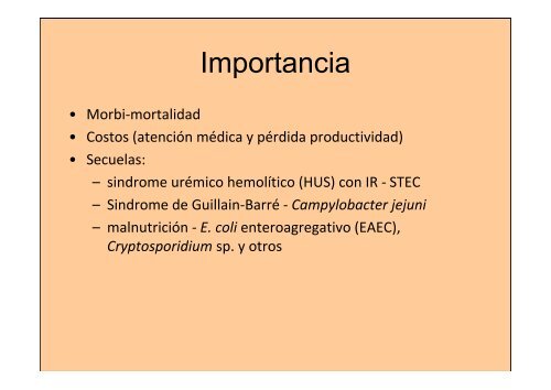 E. coli