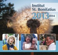Rundbrief 2013/14 - Institut St. Bonifatius