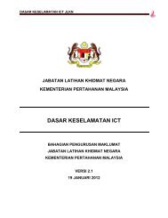 dasar keselamatan ict jlkn - Laman Web Rasmi Jabatan Latihan ...