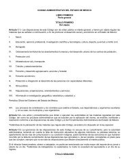 1 CODIGO ADMINISTRATIVO DEL ESTADO DE MEXICO LIBRO ...