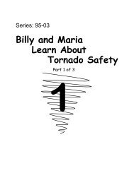 Billy and Maria Learn About Tornado Safety, part 1 - NSSL - NOAA