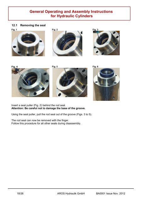 bly Instructions - Aros Hydraulik GmbH