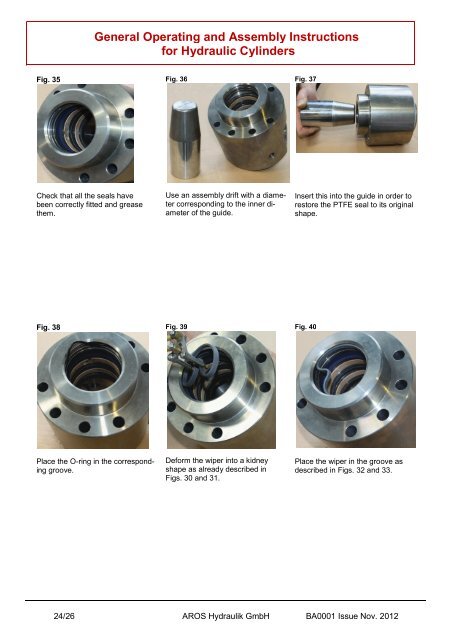 bly Instructions - Aros Hydraulik GmbH