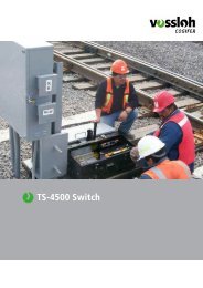 Vossloh Cogifer TS-4500 Switch