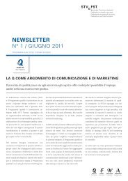 NEWSLETTER NÃ‚Â° 1 / GIUGNO 2011 - Schweizer Tourismus-Verband