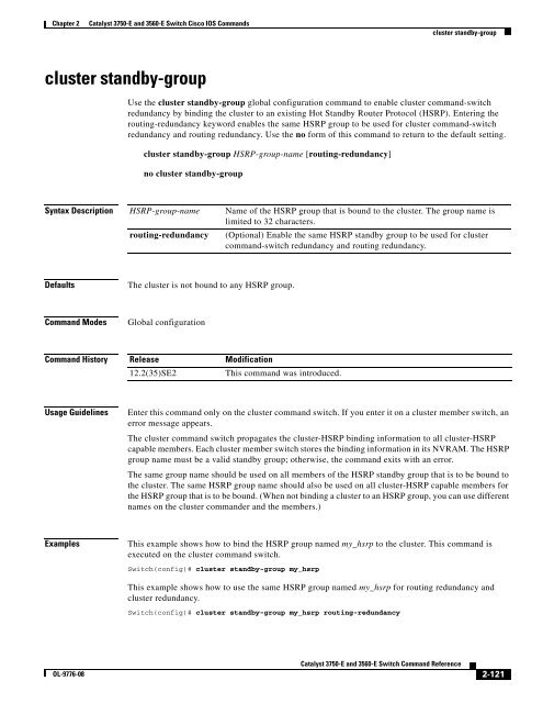 Catalyst 3750-E and 3560-E Switch Cisco IOS ... - DNIP . NET