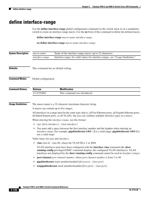 Catalyst 3750-E and 3560-E Switch Cisco IOS ... - DNIP . NET