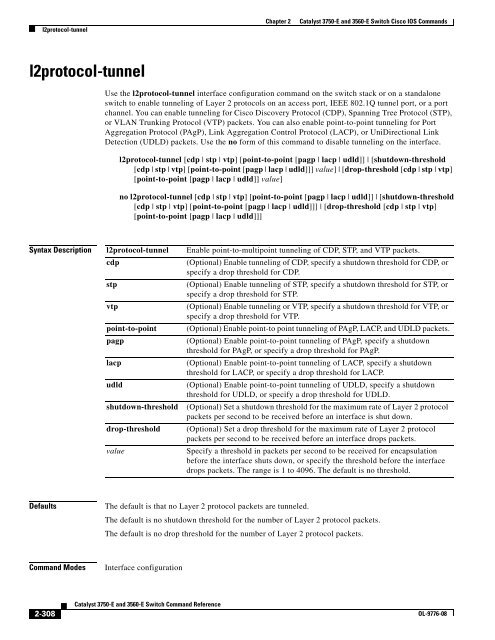 Catalyst 3750-E and 3560-E Switch Cisco IOS ... - DNIP . NET