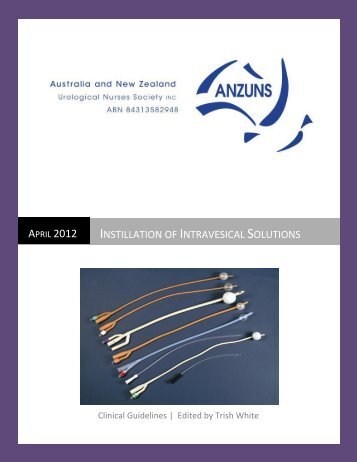 Instillation of Intravesical Solutions - anzuns