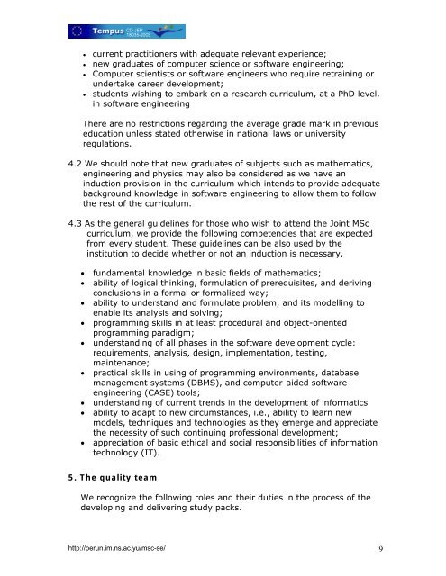 Full document describing all aspects of the curriculum, release 2 (pdf)